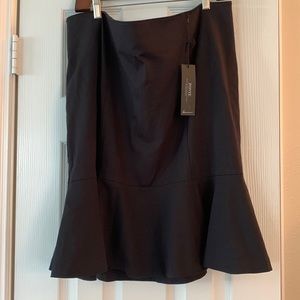 Black ponte skirt